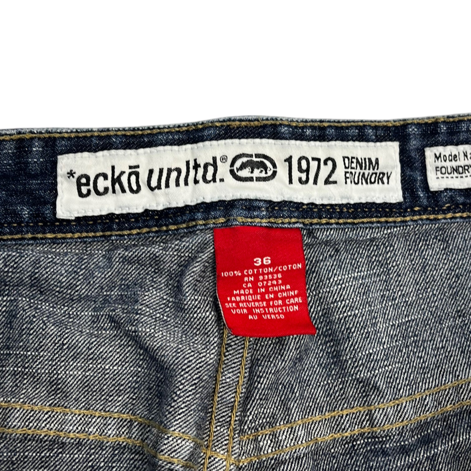 Vintage Y2K Ecko Mid Wash Jeans Blue