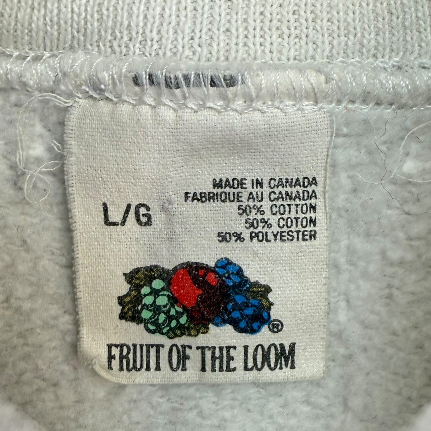 1990 The Simpsons ‘Nuclear Family’ Crewneck White