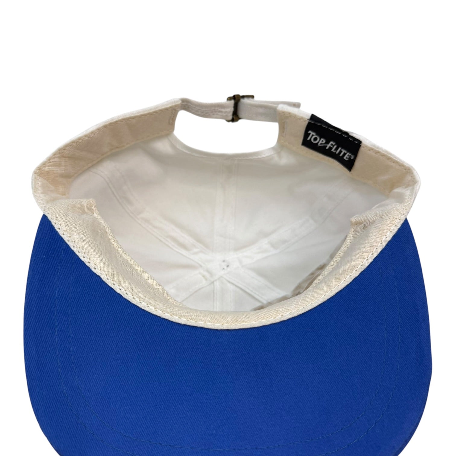 Vintage Top Flite Golf Strapback Hat White/Blue