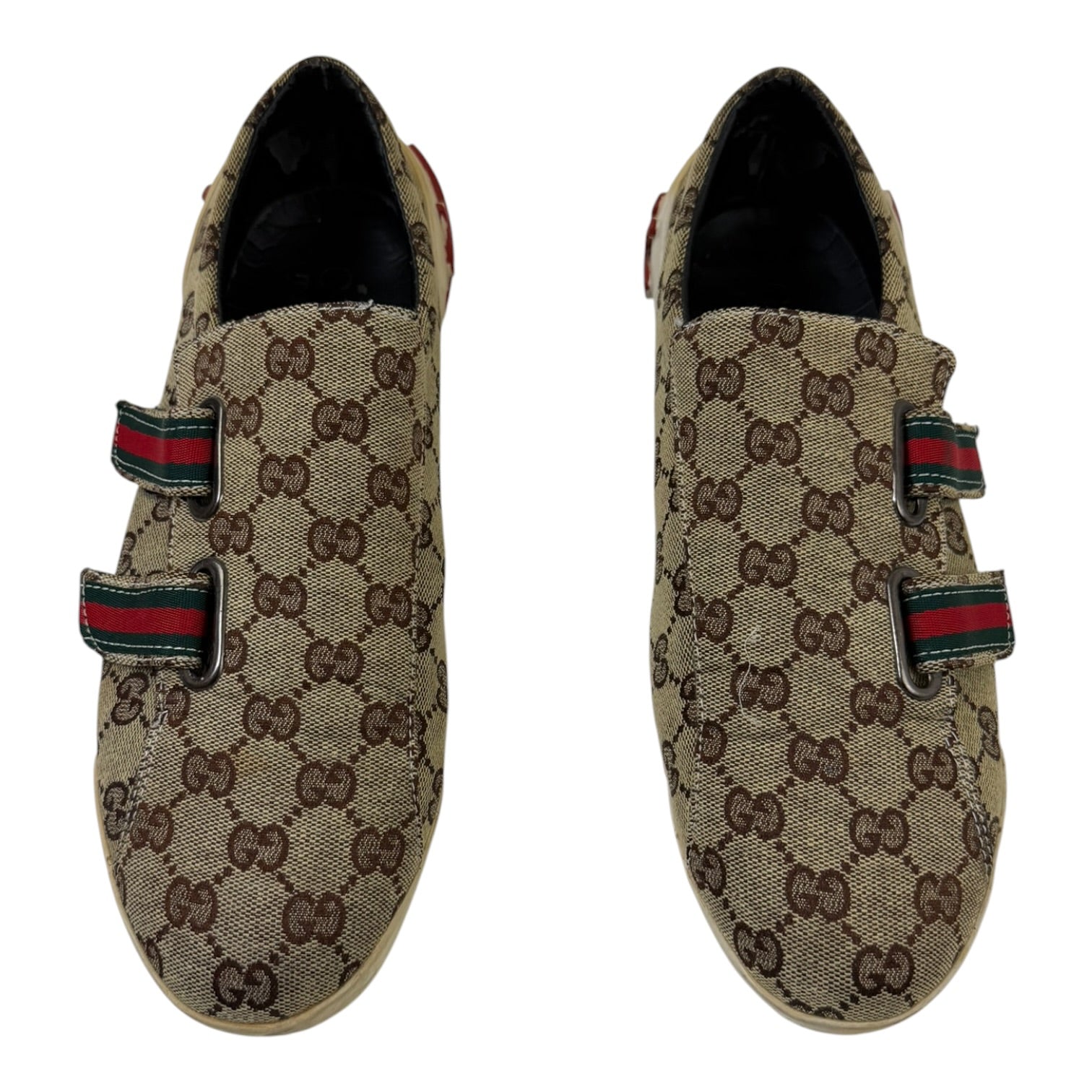 Gucci GG Monogram Canvas Velcro Sneakers (Used)