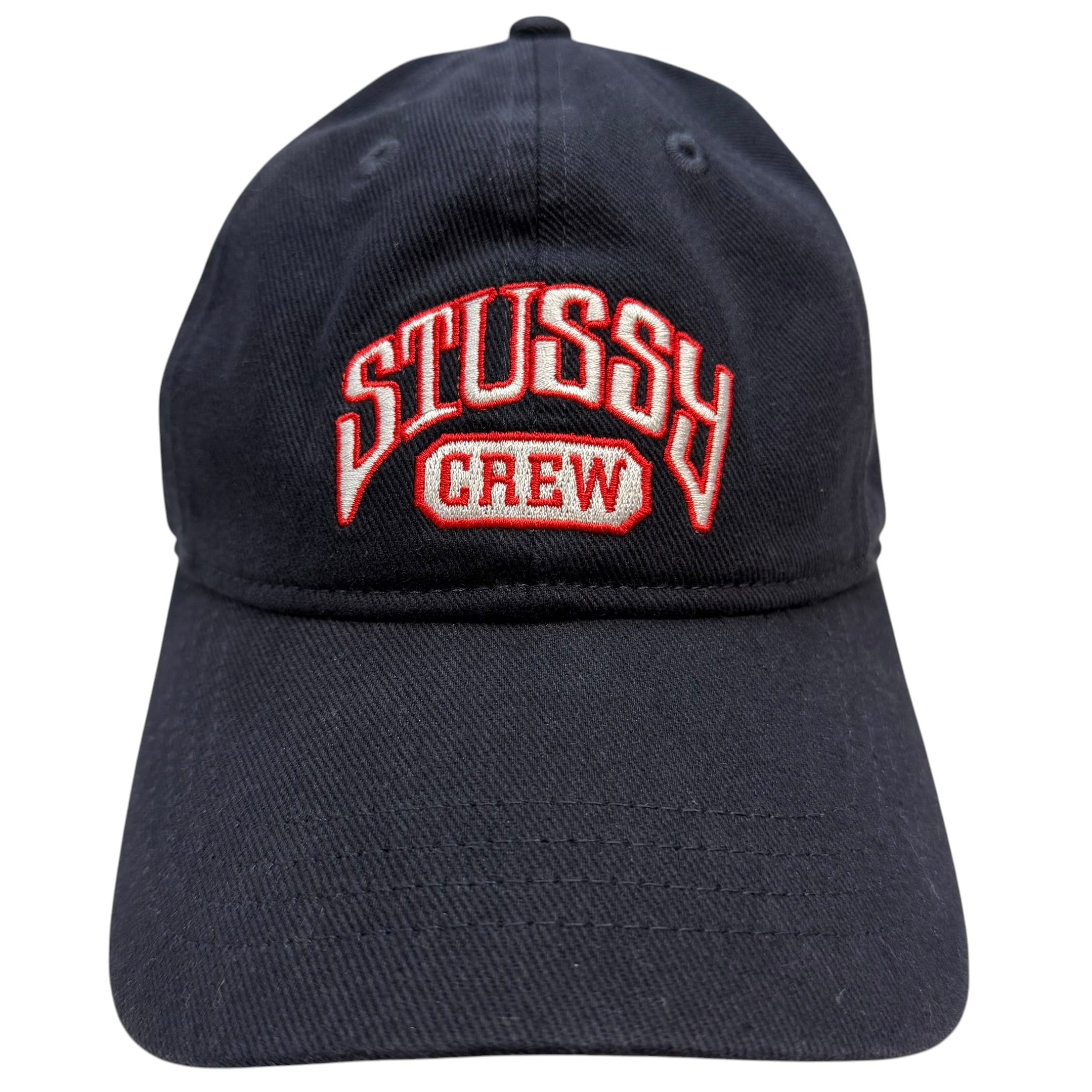 Stussy Low Profile Crew Strapback Hat Black