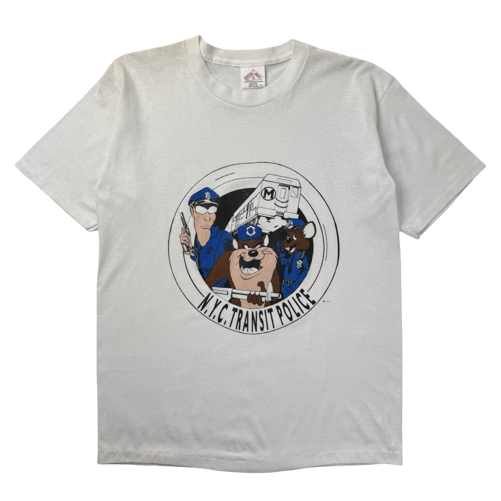 Vintage N.Y.C. Transit Police Cartoon T-Shirt