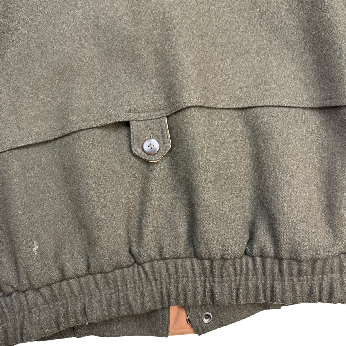 Vintage London Fog Wool Bomber Jacket Green