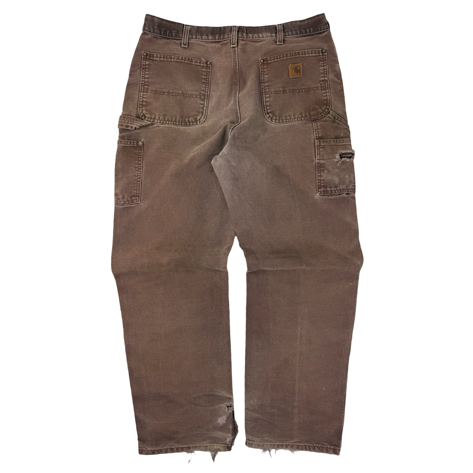 Faded Brown Carhartt Double Knee Bottoms