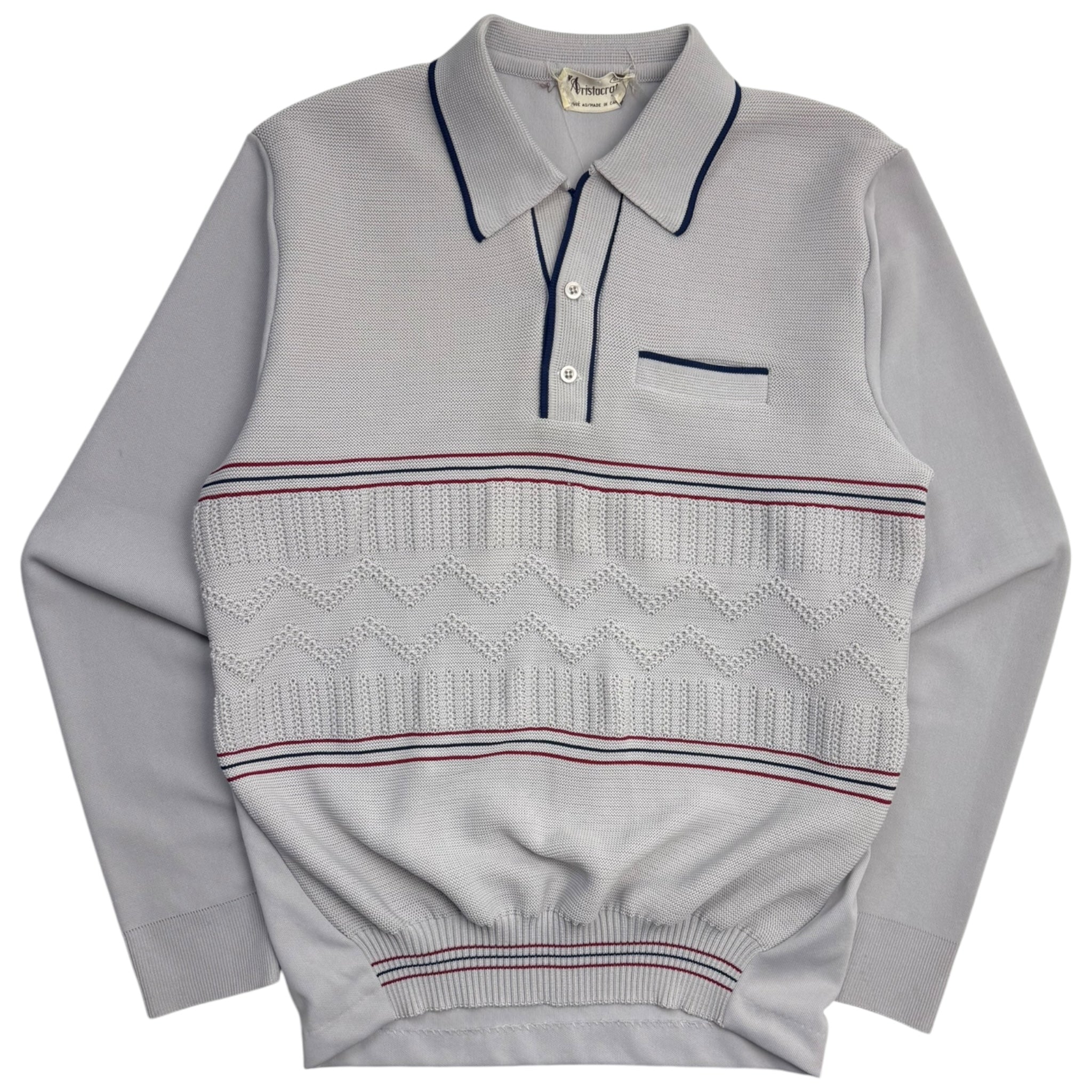Vintage 70s Aristocrat Knit Polo Shirt