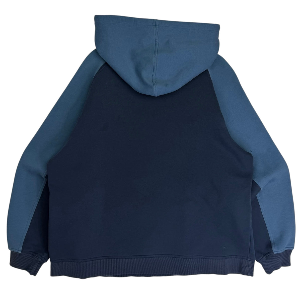 Vintage Oakley Software Two Tone Raglan Pullover Hoodie Blue