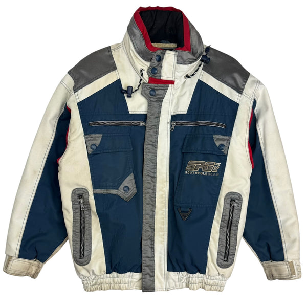 Vintage South Pole Tactical Jacket Blue/White