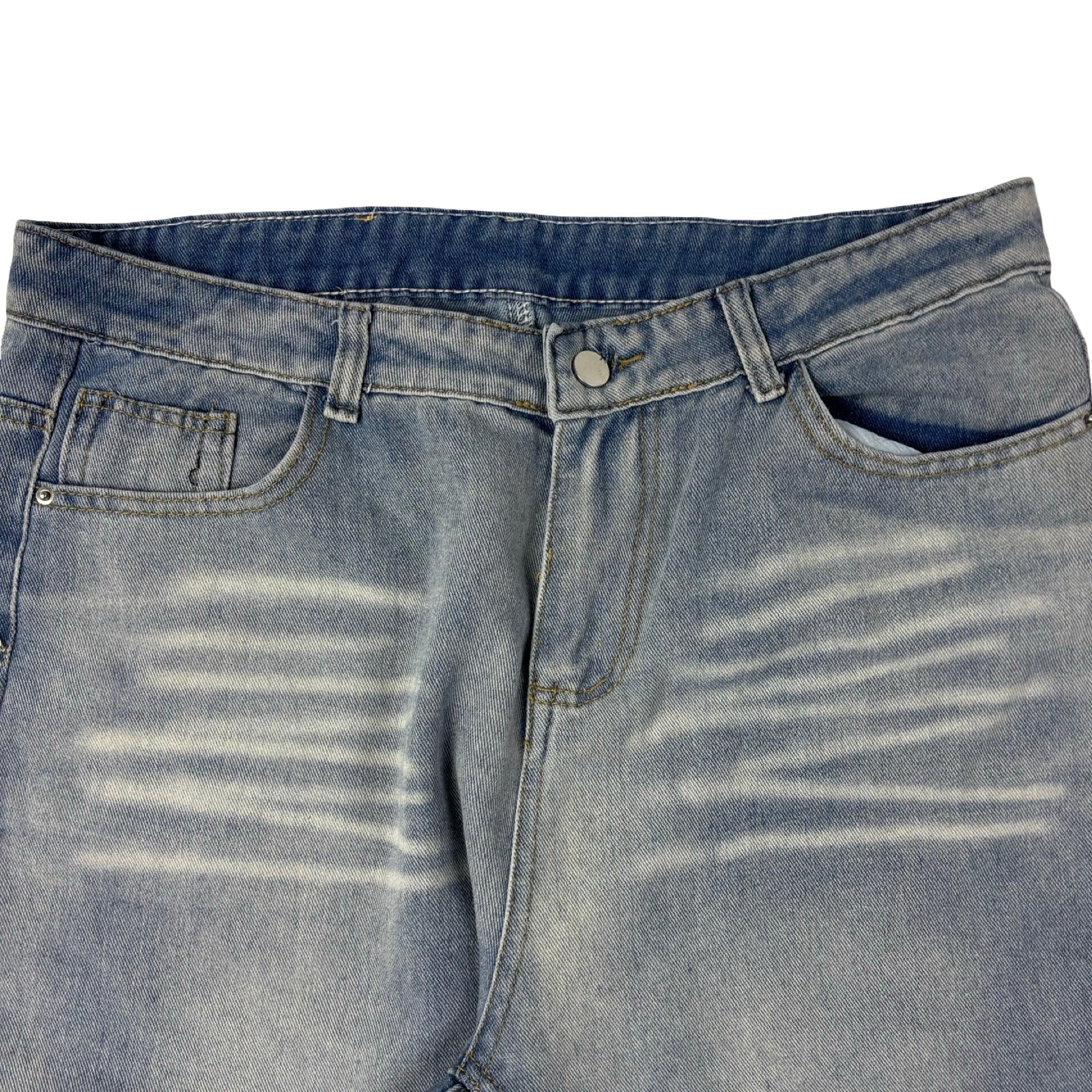 Vintage DSquared Light Wash Baggy Flared Denim Bottoms
