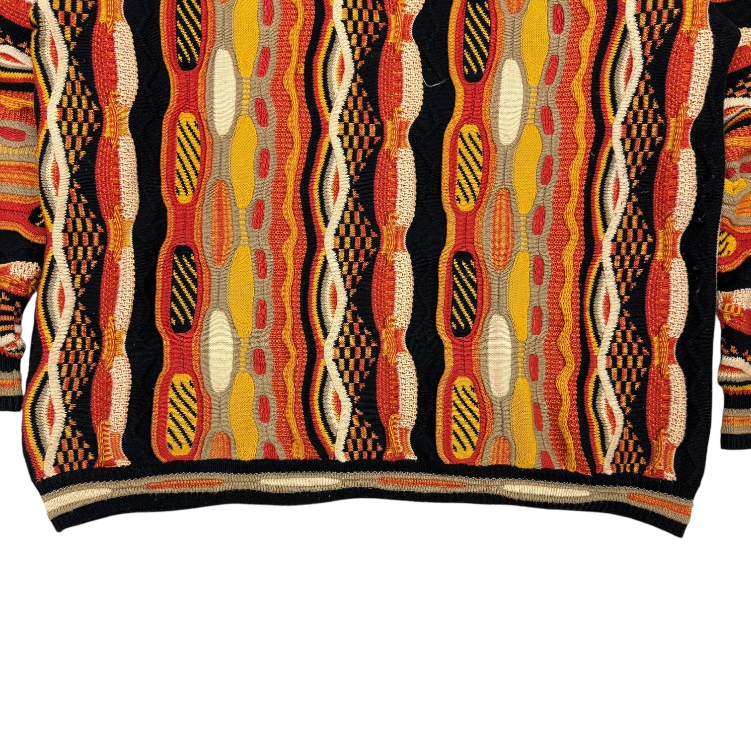 Vintage Cable Knit Sweater Multicolour