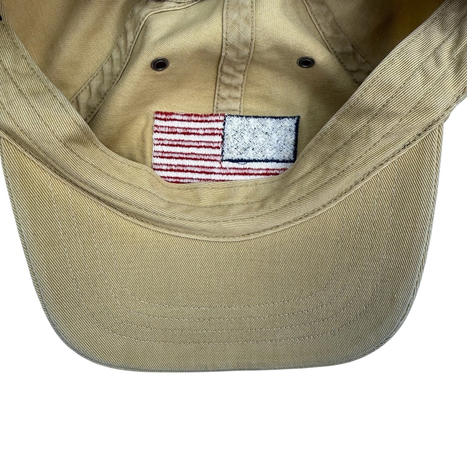 Vintage Polo Ralph Lauren USA Hat Khaki