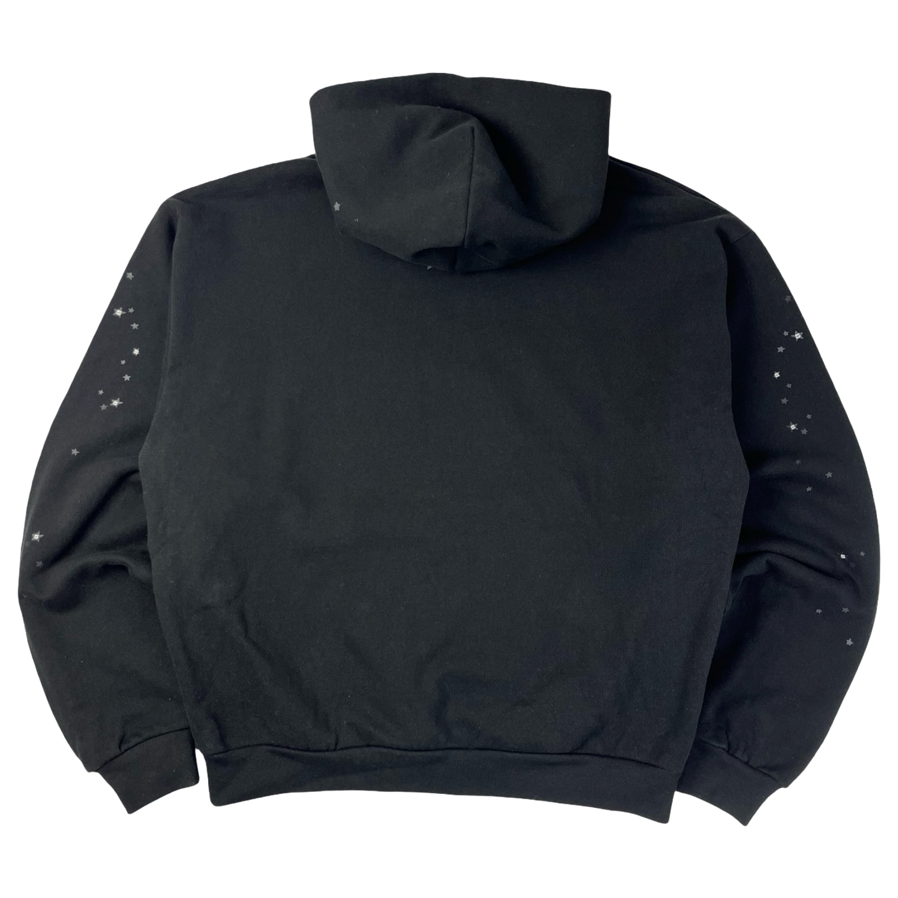 Sp5der Rhinestone Punk V2 Hoodie Black