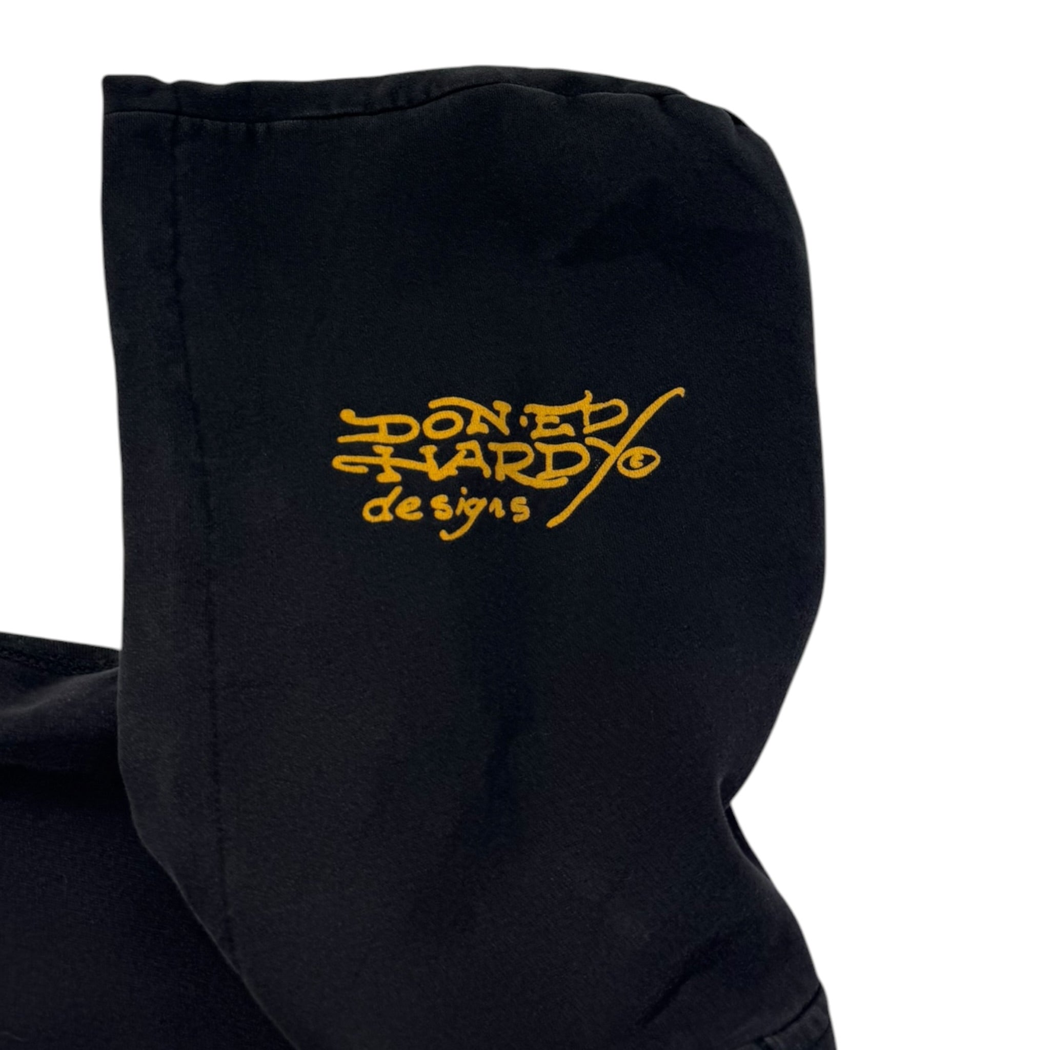 Vintage Y2K Ed Hardy Rhinestone Zip Up Hoodie