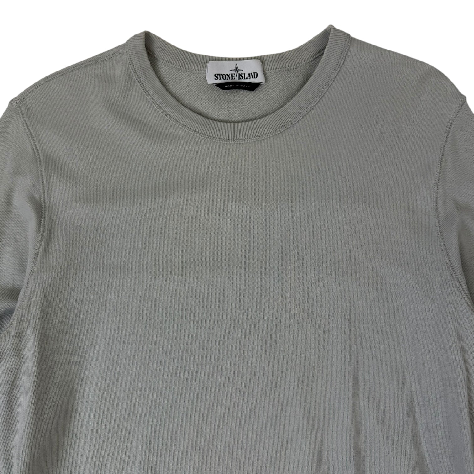 Stone Island Patch Logo Crewneck Cream