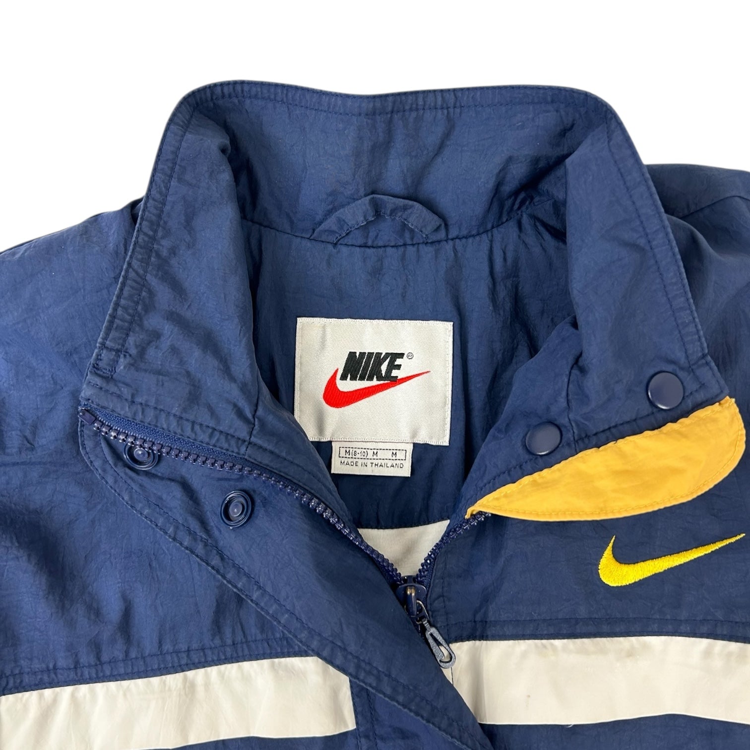 Vintage Nike Tracksuit Windbreaker Jacket Navy/Yellow