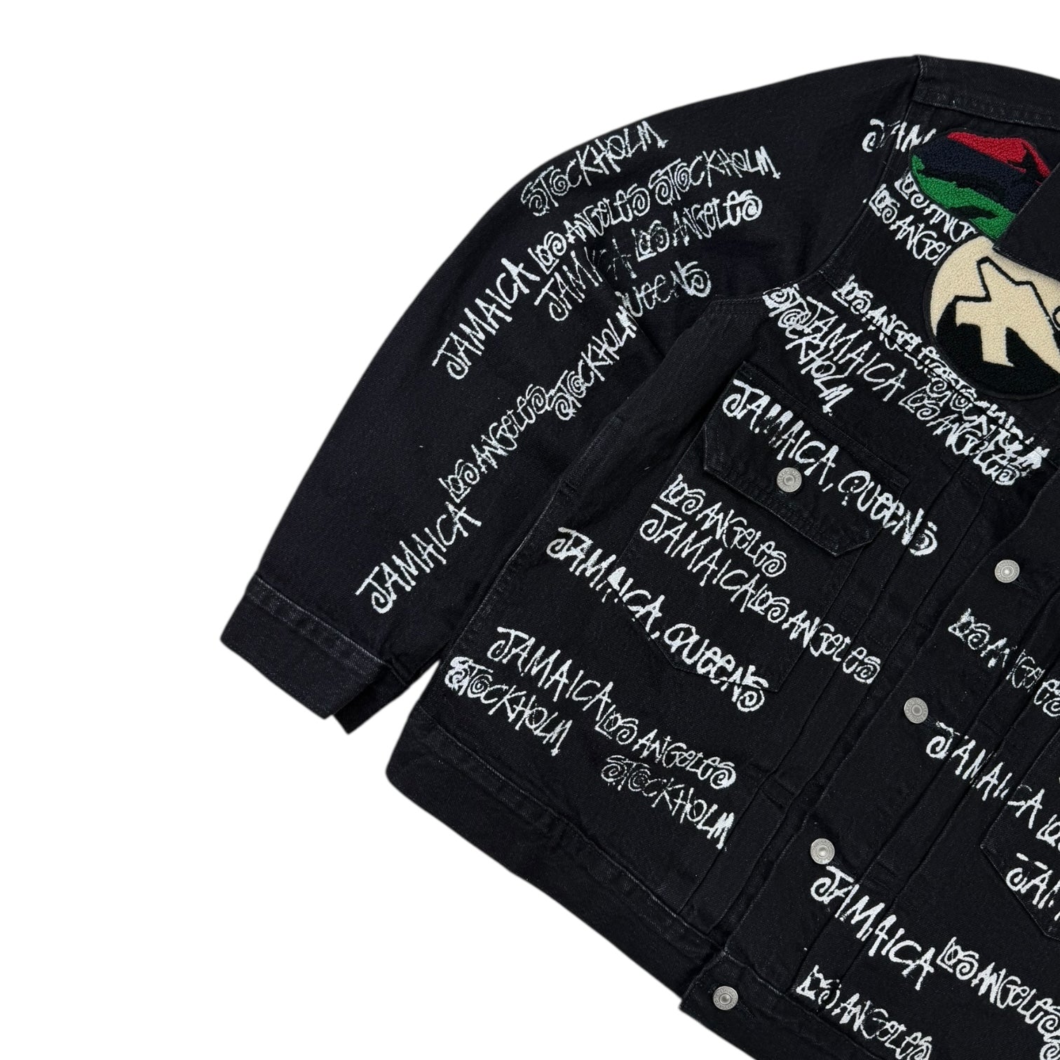 Stussy x Denim Tears x Our Legacy TTL Denim Jacket Black