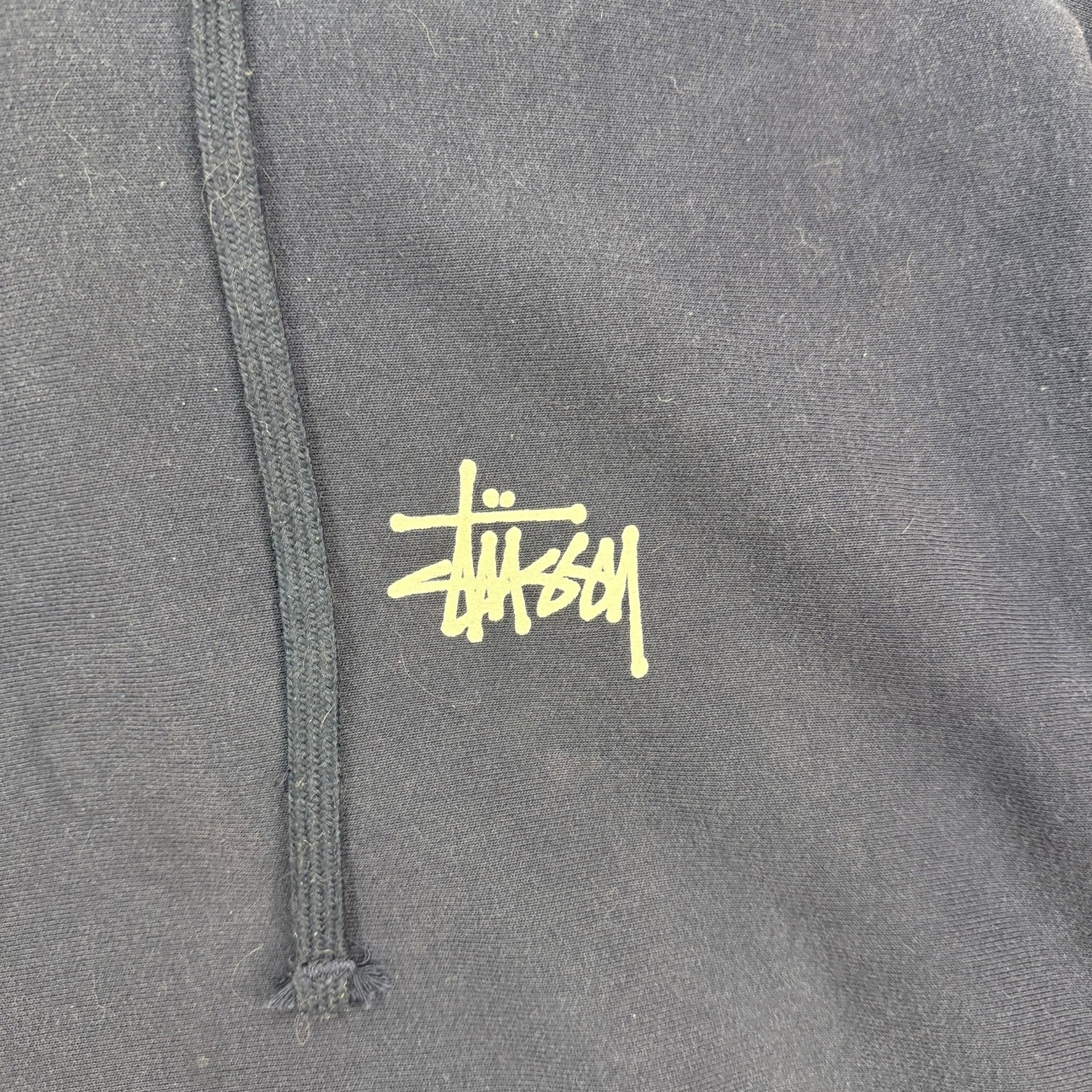 Stussy Basic Hoodie Navy Blue