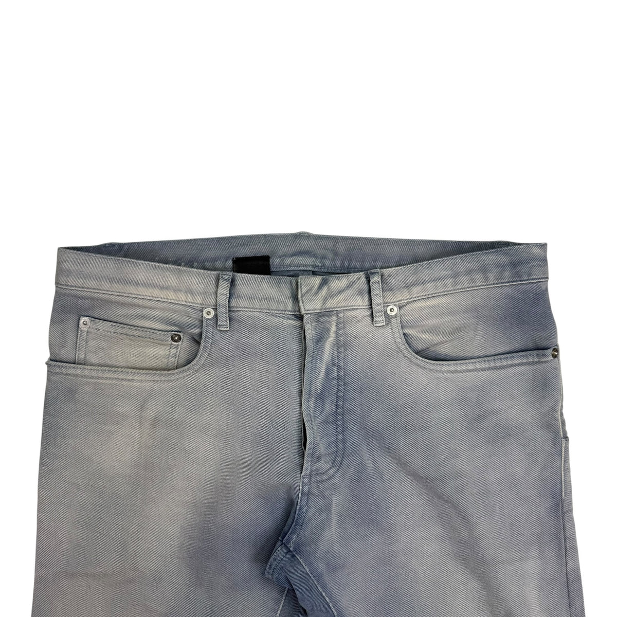 Dior Hedi Slimane Slim Fit Denim Pants Light Grey