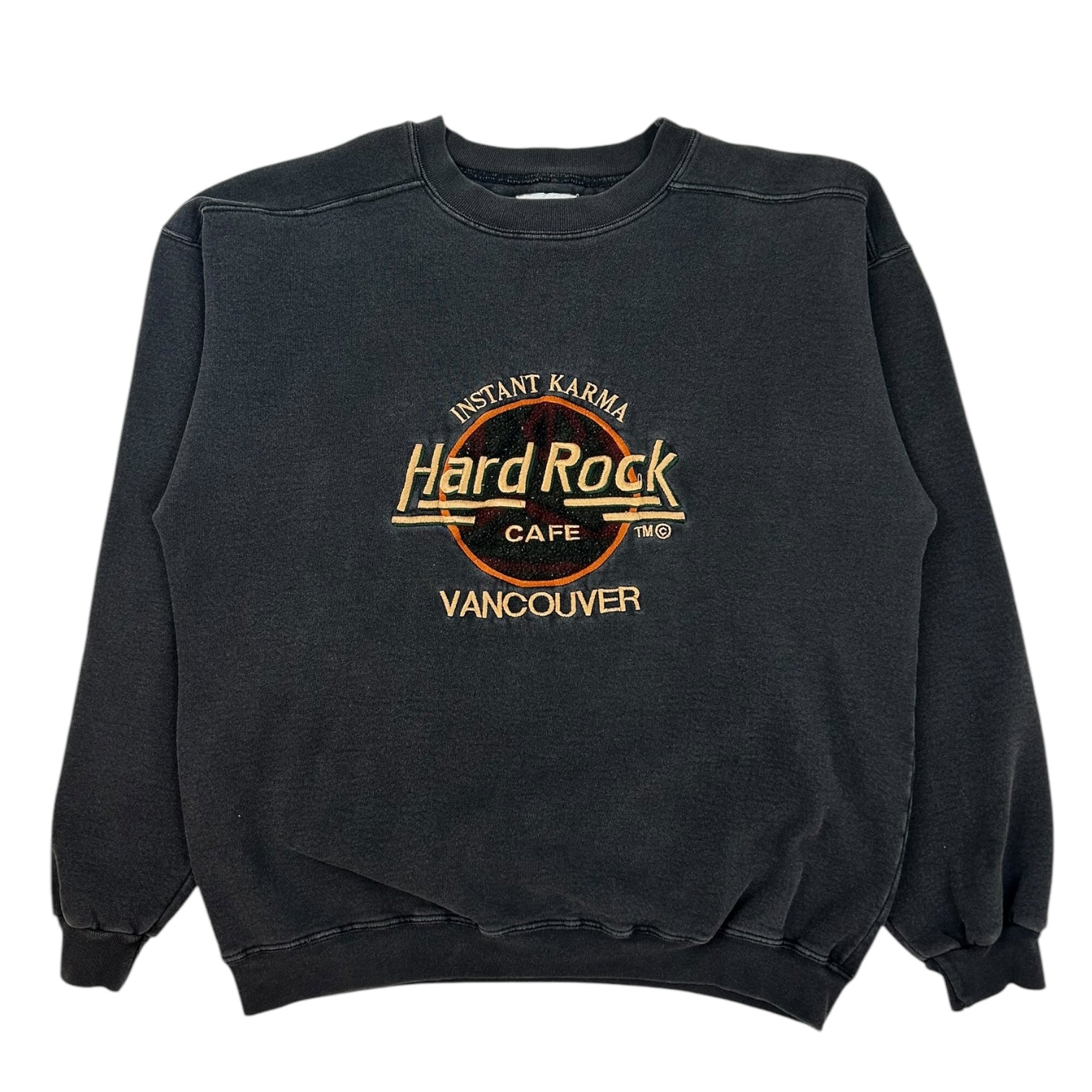 Vintage Hard Rock Cafe Vancouver Crewneck Black
