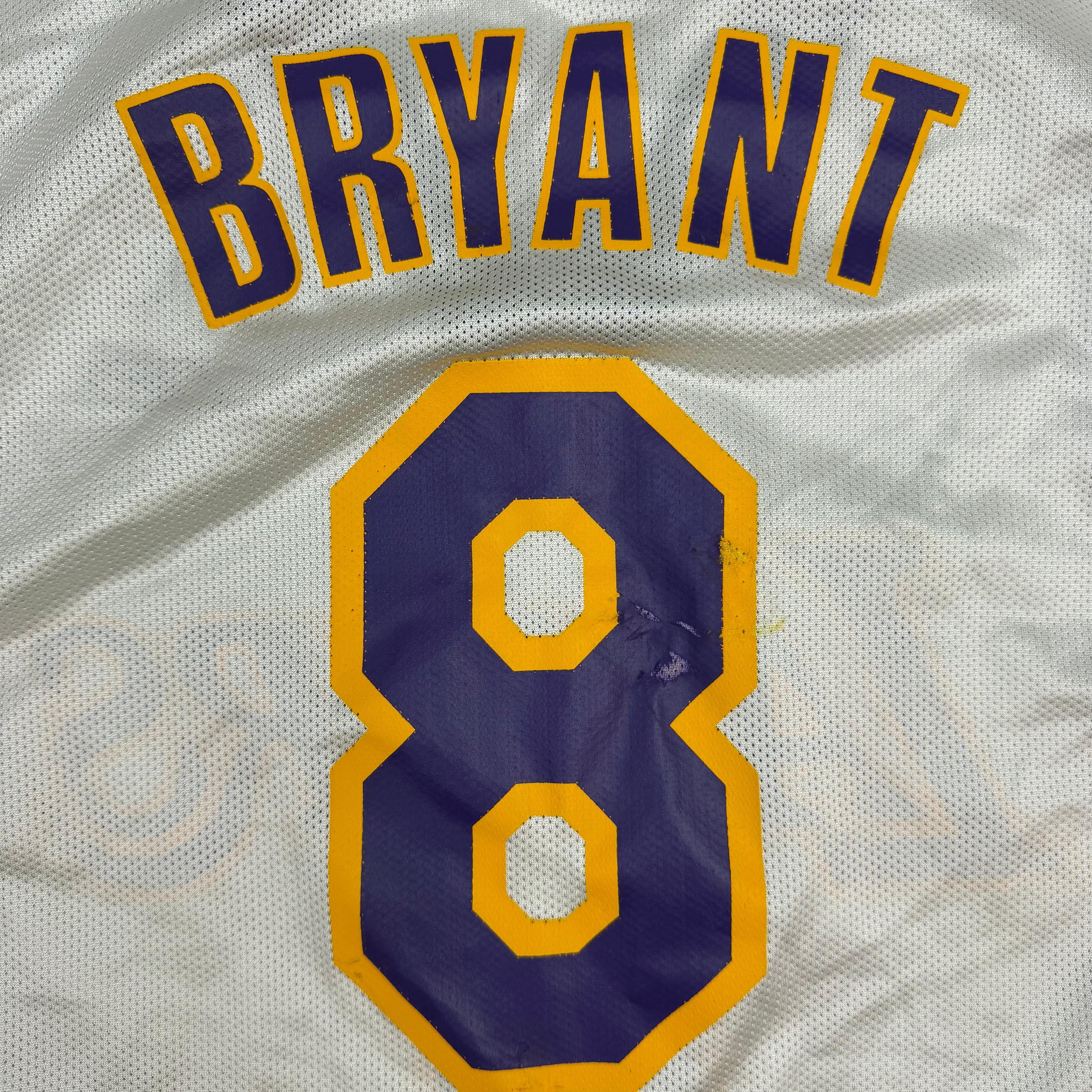 Vintage Reebok Kobe Bryant Los Angeles Lakers Away Jersey White