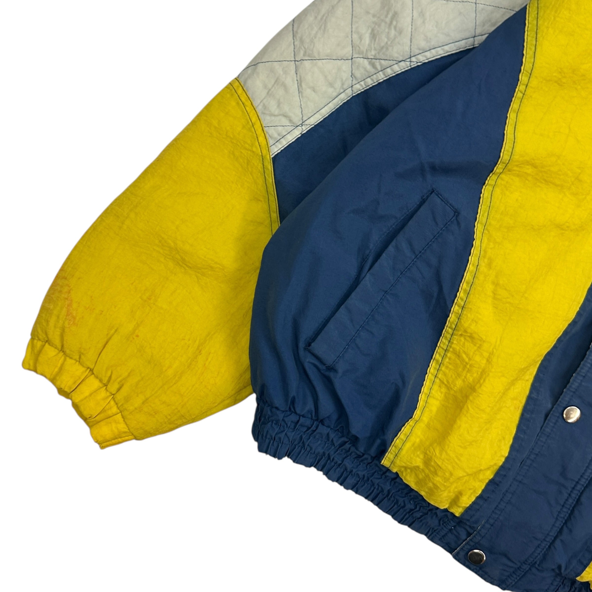 Vintage Starter Notre Dame Insulated Jacket Yellow/Blue