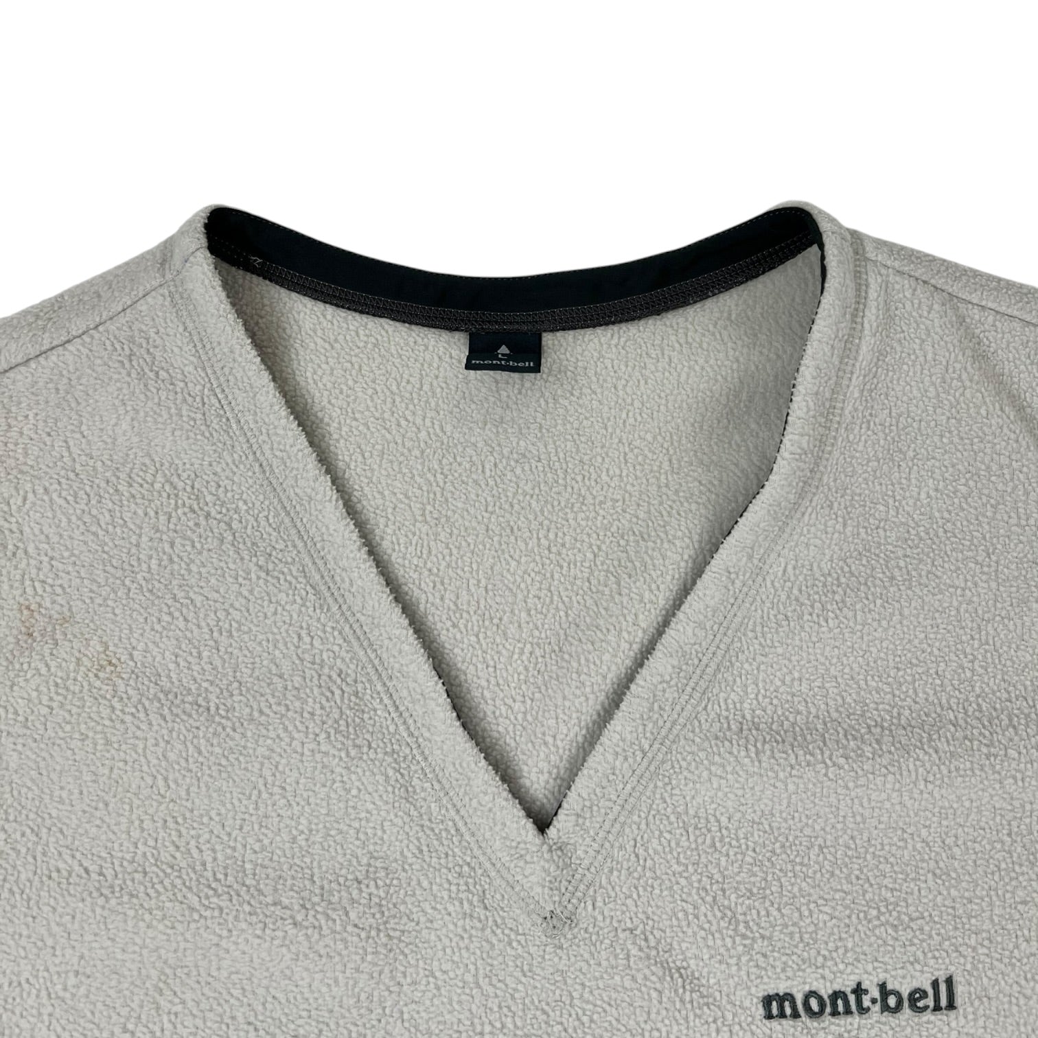Montbell Climaplus 100 V-Neck Fleece Vest Beige