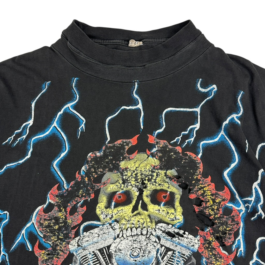 1994 Midwest Skull Lightning Tee