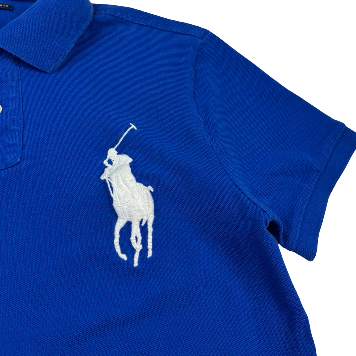 Vintage Polo Ralph Lauren Big Pony Polo Shirt Blue