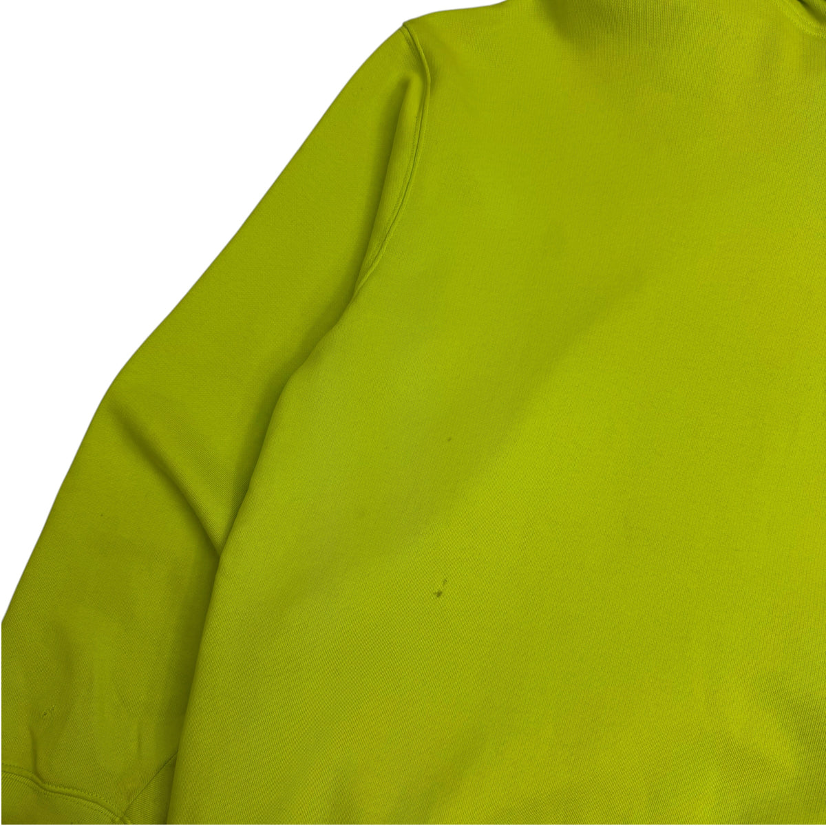Acne Studios Face Patch Hoodie Neon Yellow