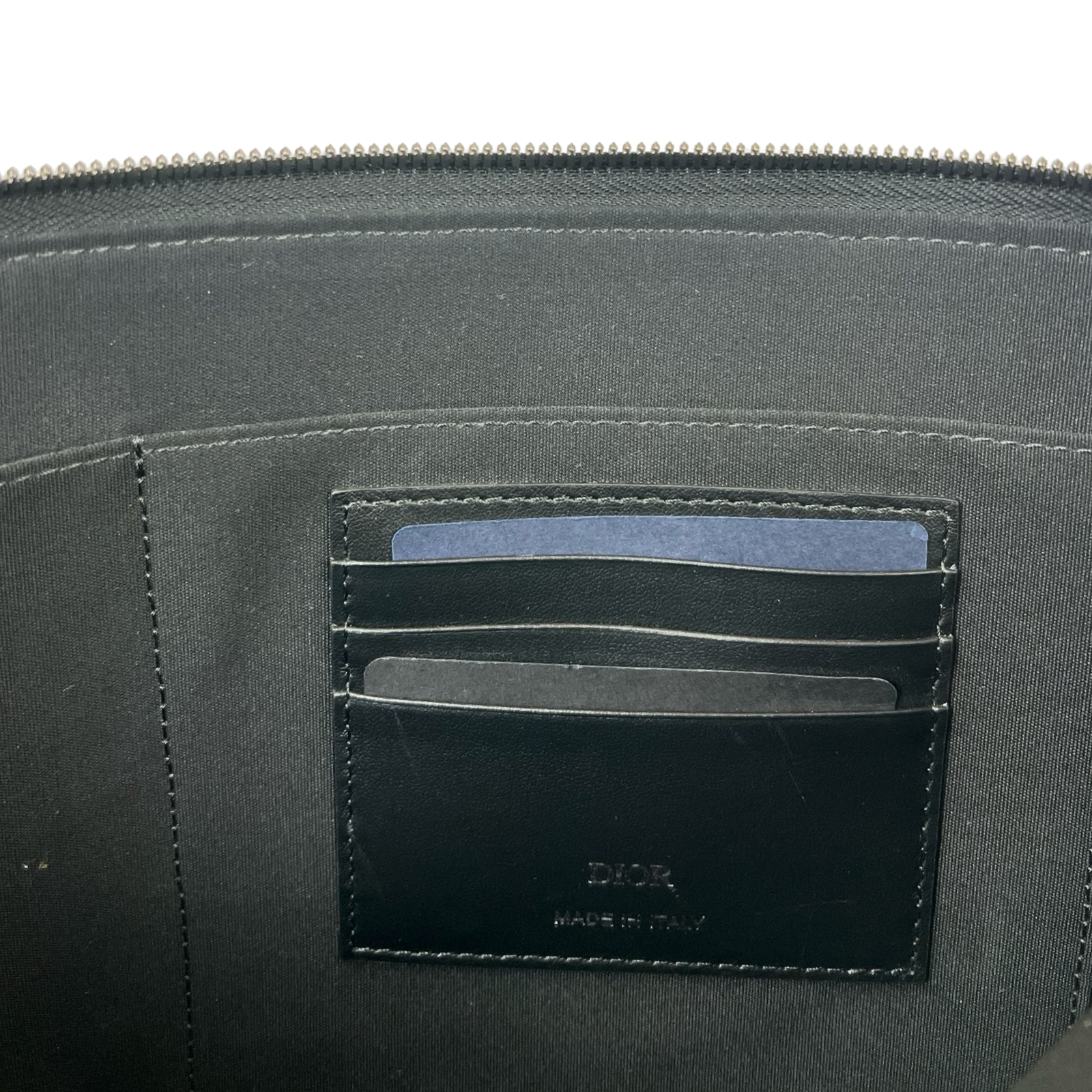 Dior A5 Calfskin Leather Pouch