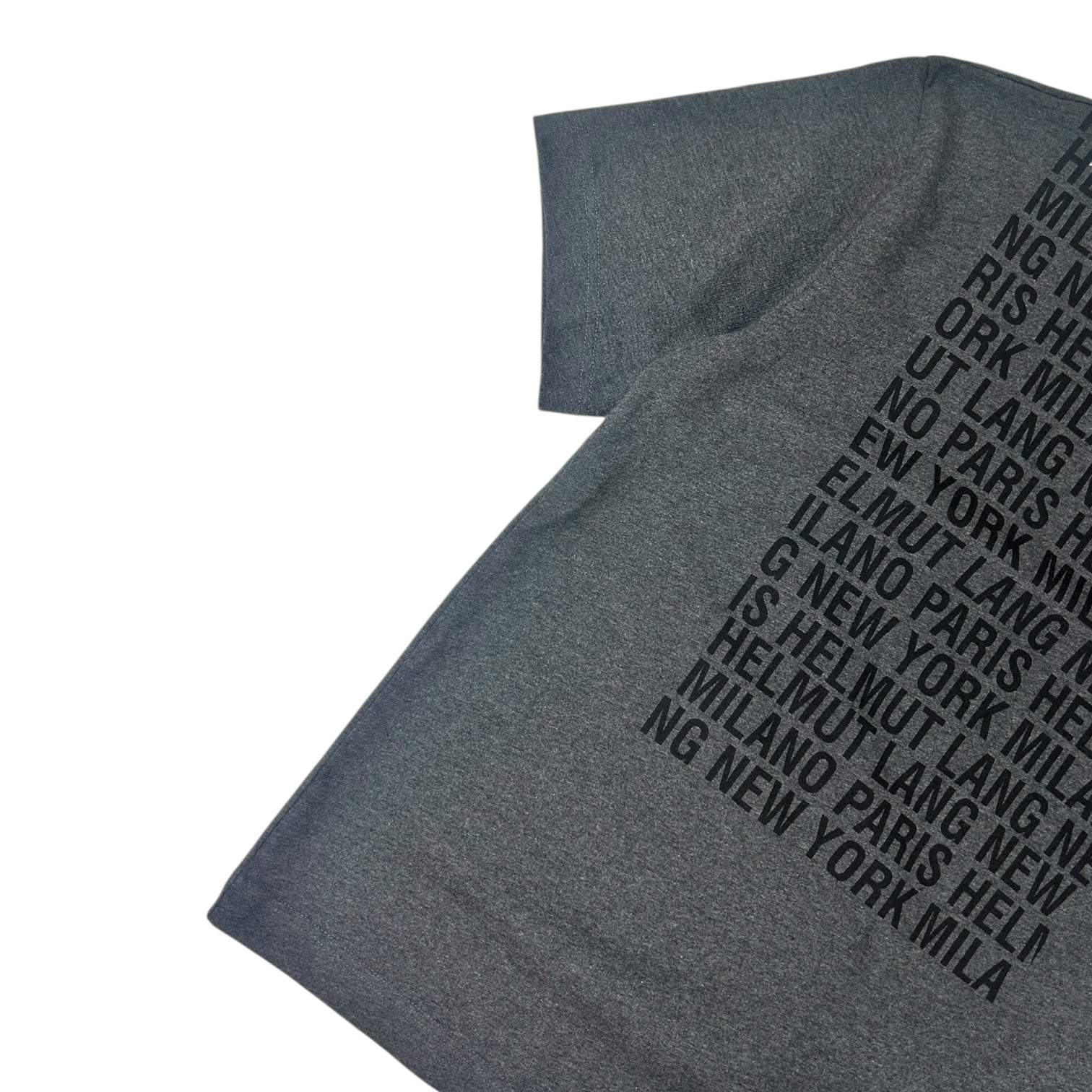 Helmut Lang Repeat Logo T-Shirt Dark Heather