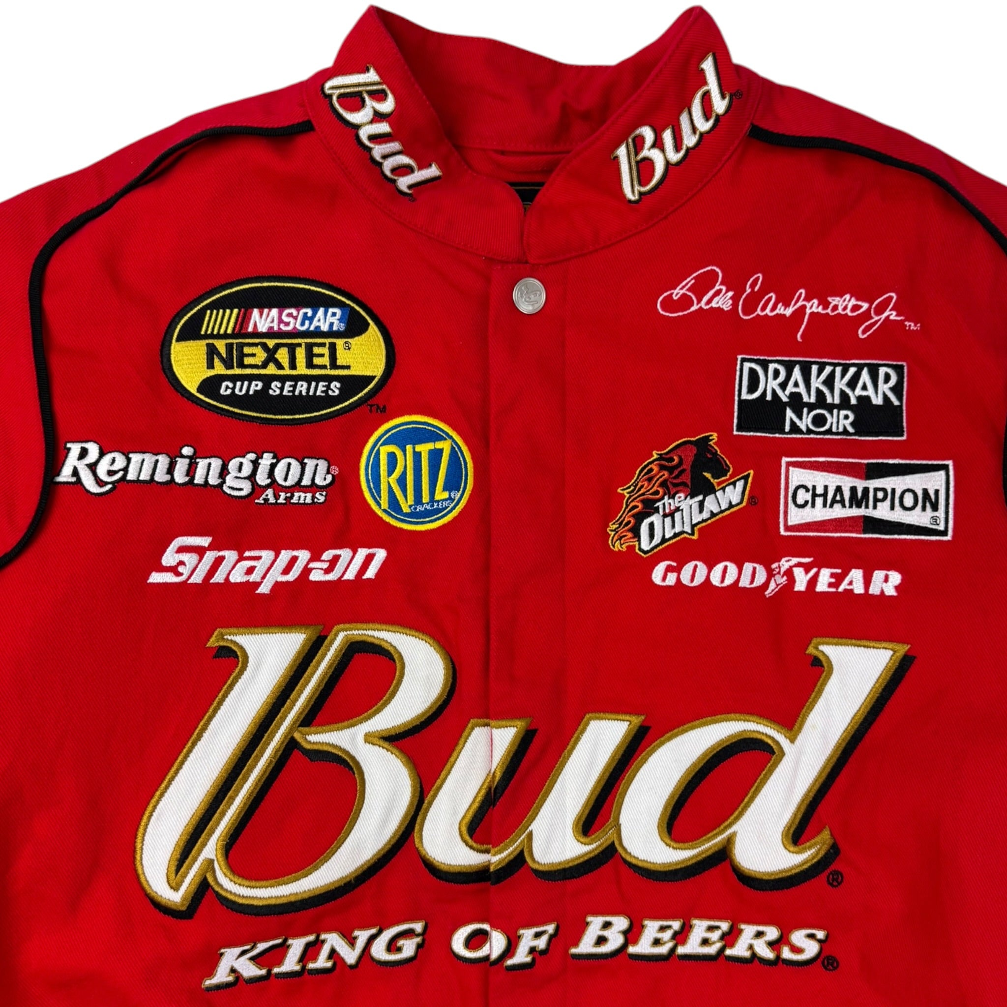 Vintage Bud ‘King of Beers’ Nascar Promo Racing Jacket