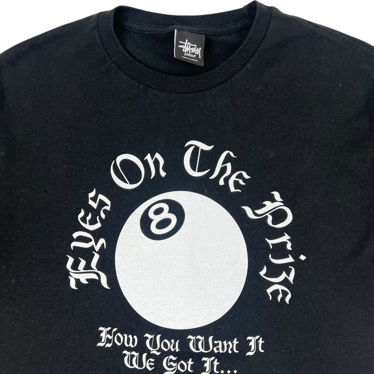 Stussy “Eyes On The Prize” T-Shirt Black