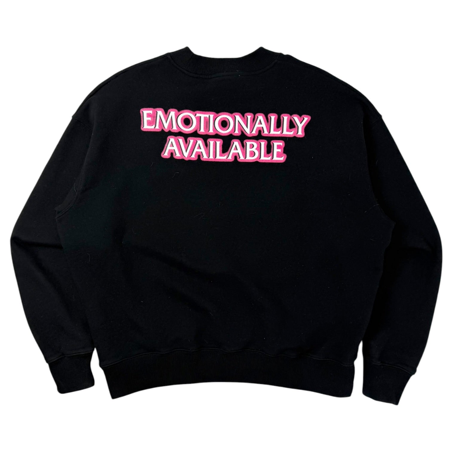 Off-White Neon Emotion Crewneck Black