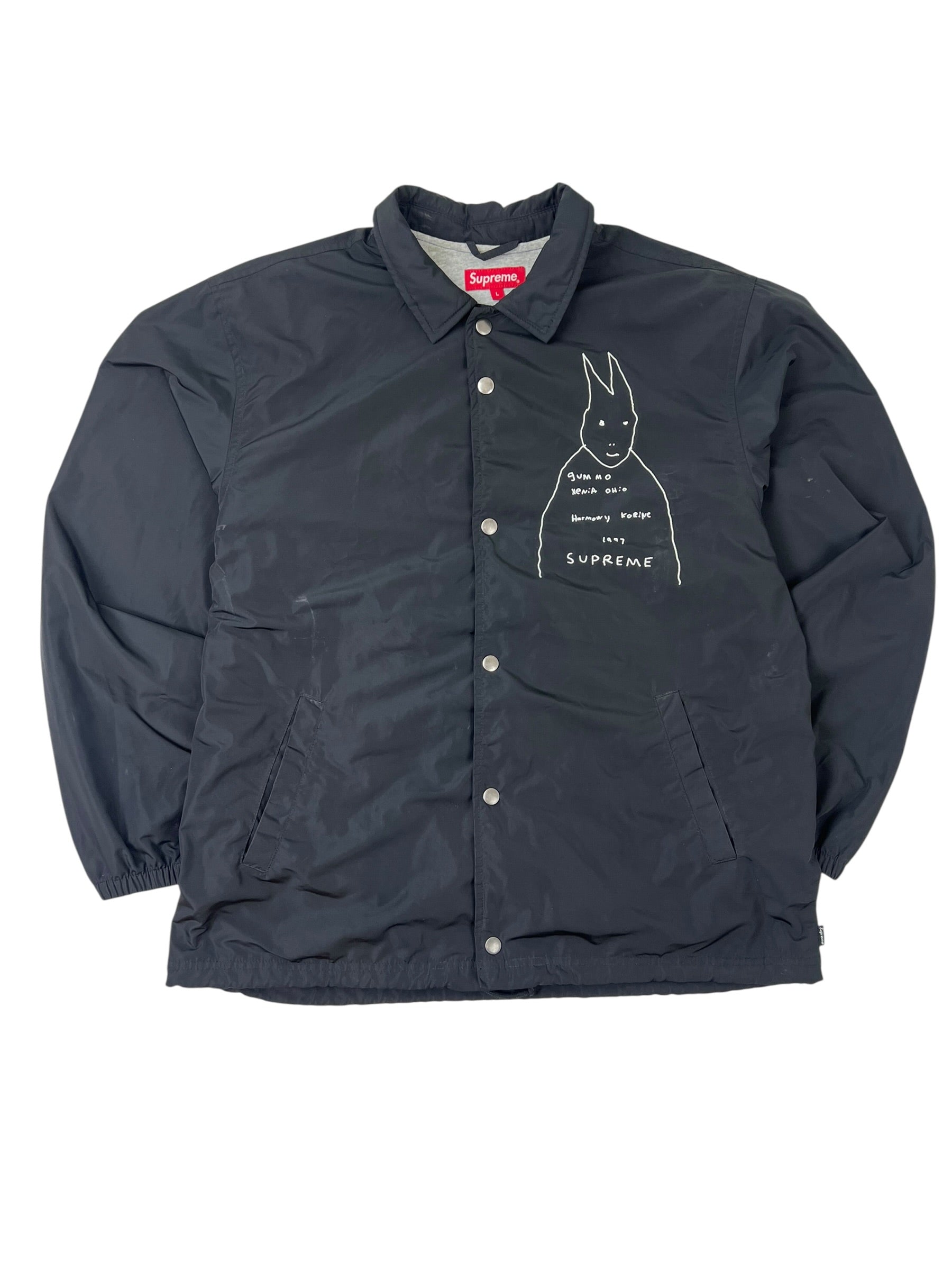 Supreme x Gummo Coaches Jacket Black