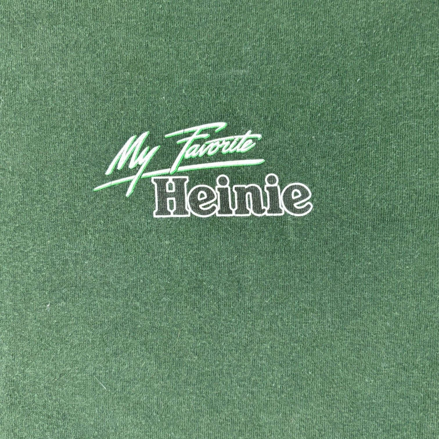 Vintage Heineken “My Favorite Heinie” Pinup T-Shirt Green