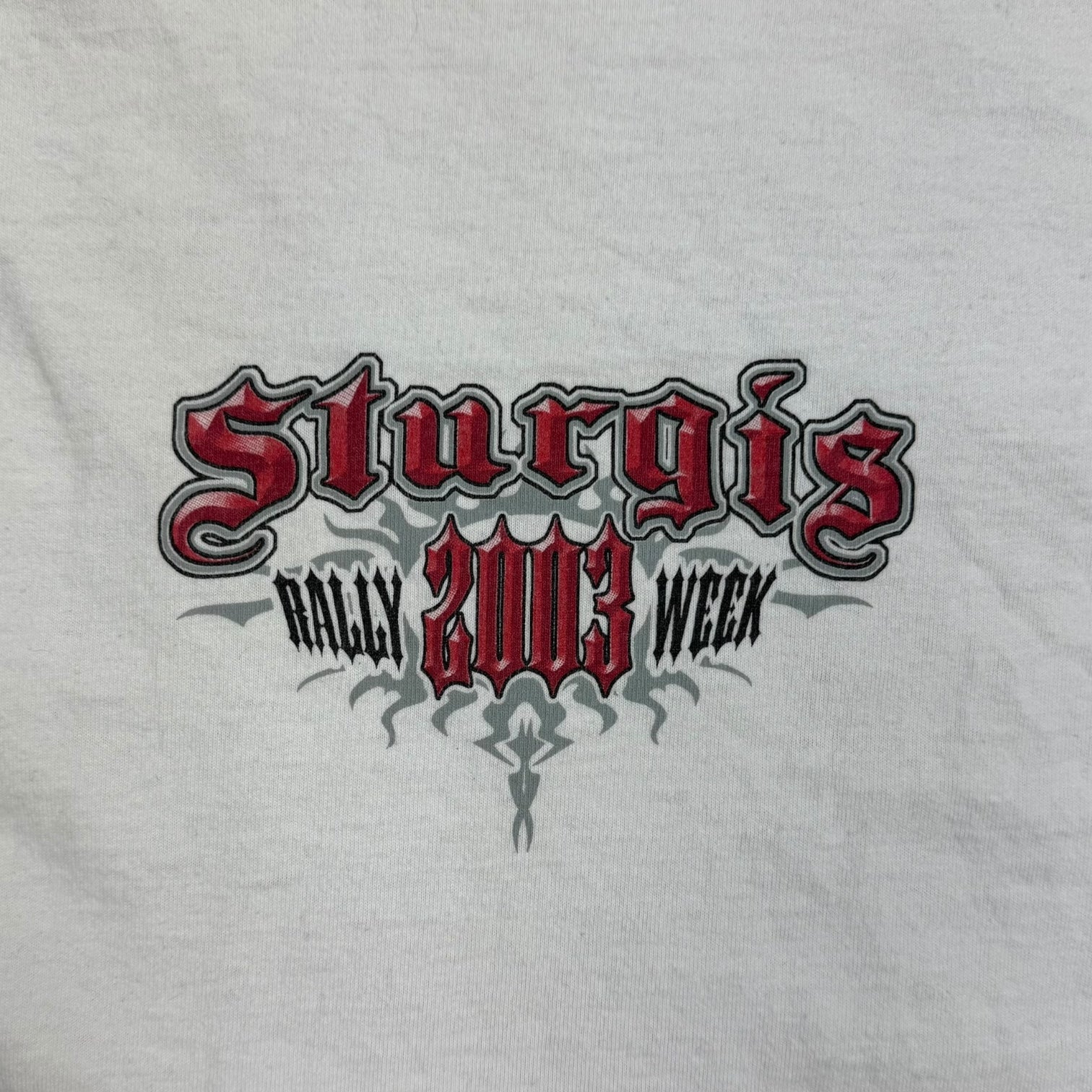 2003 Sturgis Bike Rally Tee White
