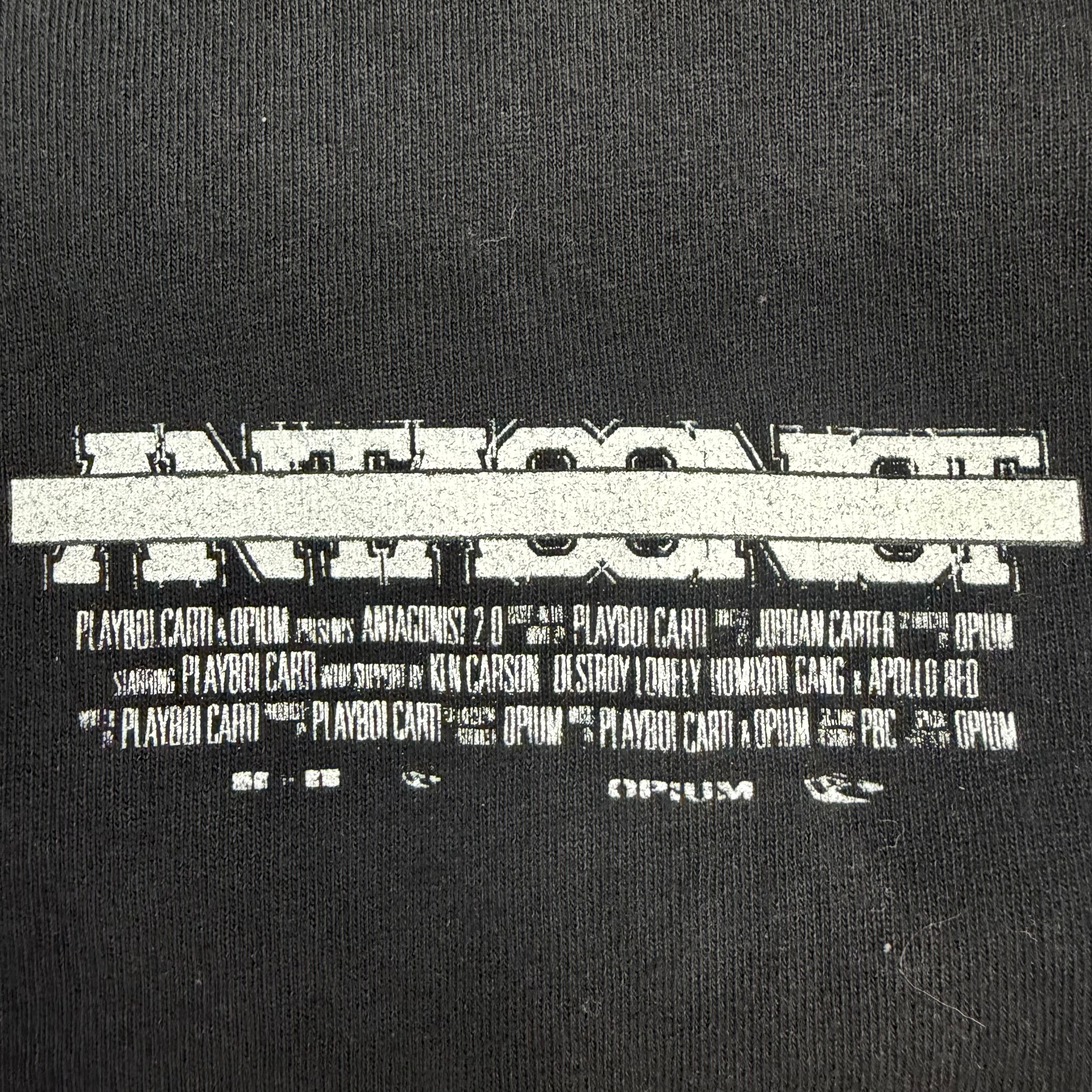 Playboi Carti Antagonist 2.0 Longsleeve Tour Tee Black
