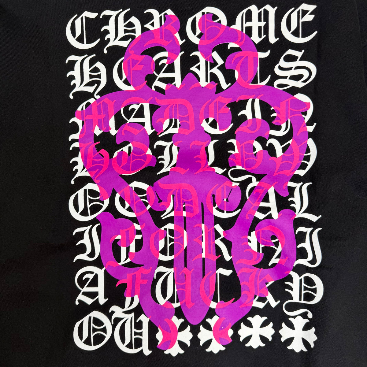 Chrome Hearts Dagger Eye Chart Sweatshirt Black