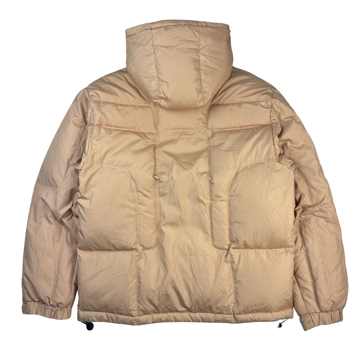 Balenciaga Hooded Down Puffer Tan