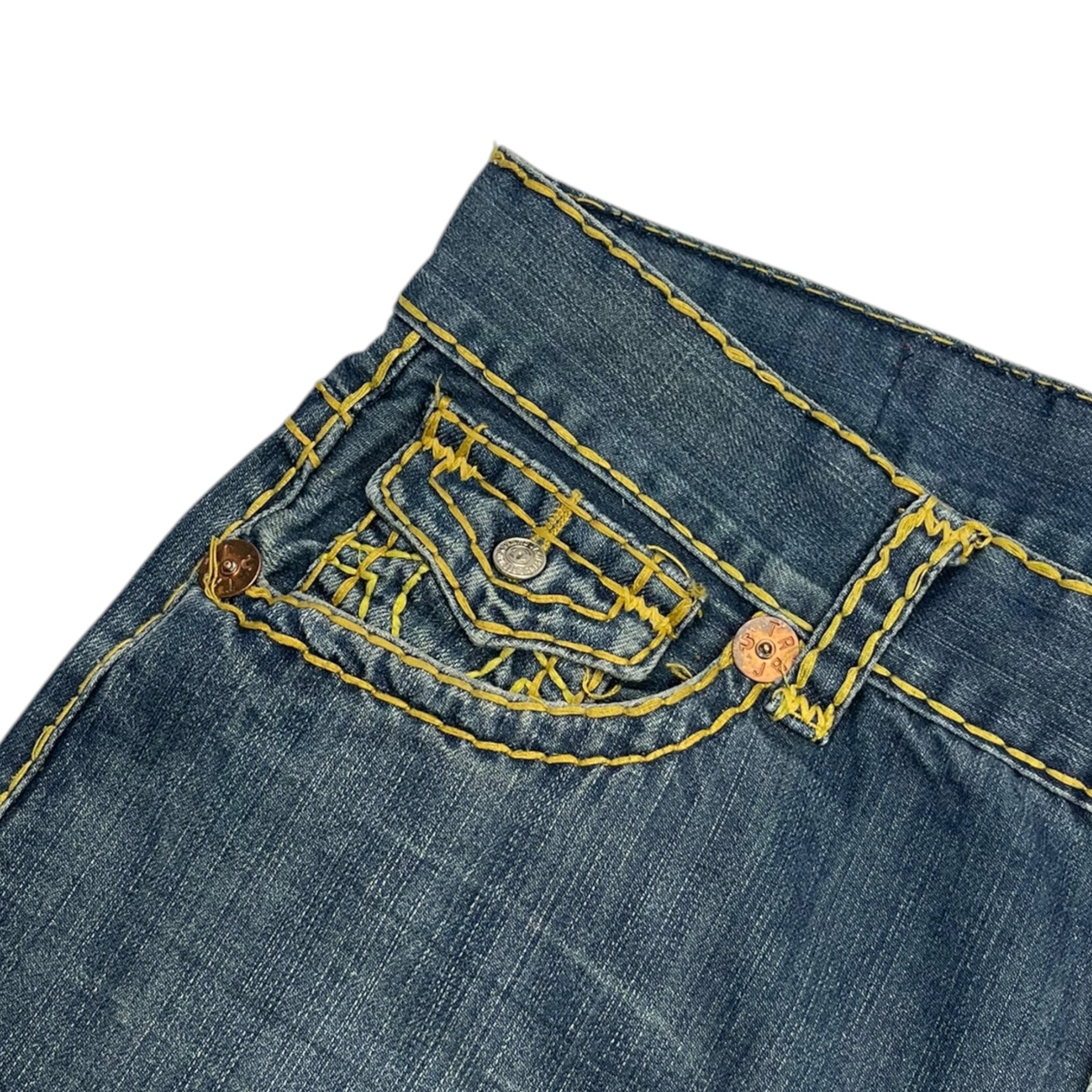 Vintage Y2K True Religion Joey Contrast Stitch Denim