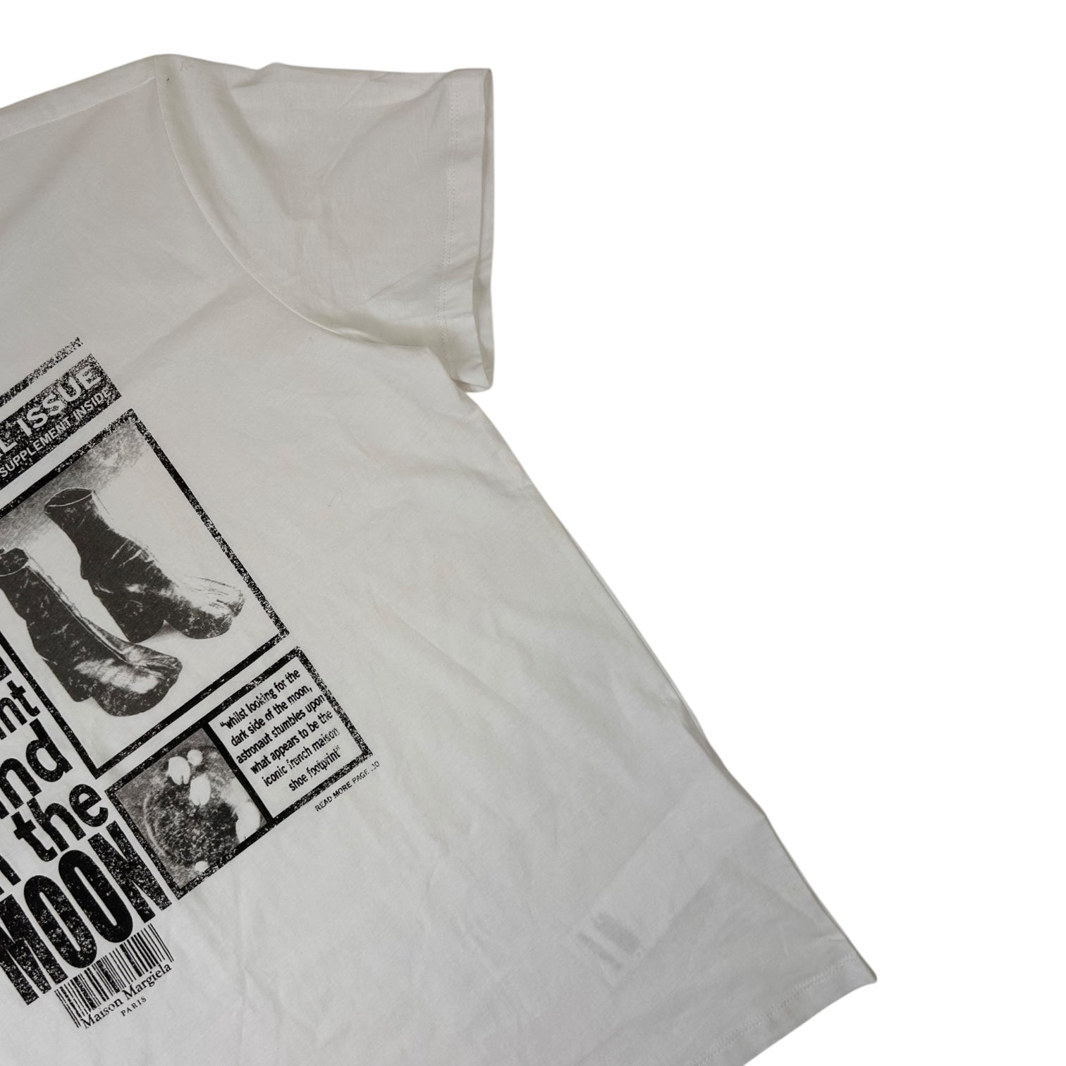 Maison Margiela Tabi Printed T-Shirt White