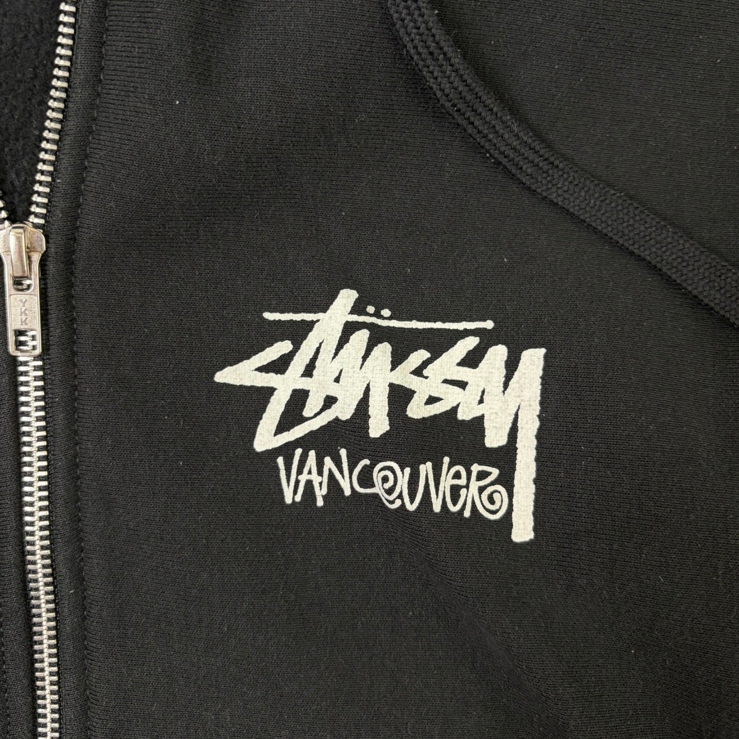 Stussy Vancouver Chapter Zip Up Sweatshirt Black
