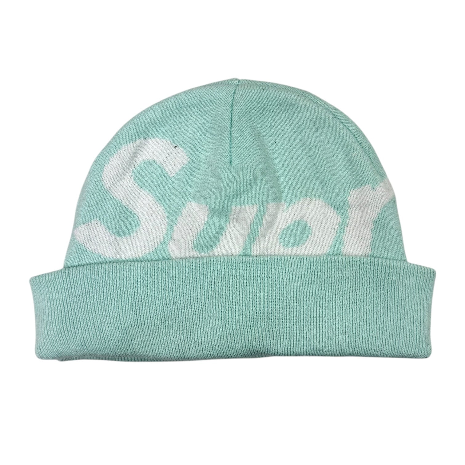 Supreme Big Logo Beanie Teal