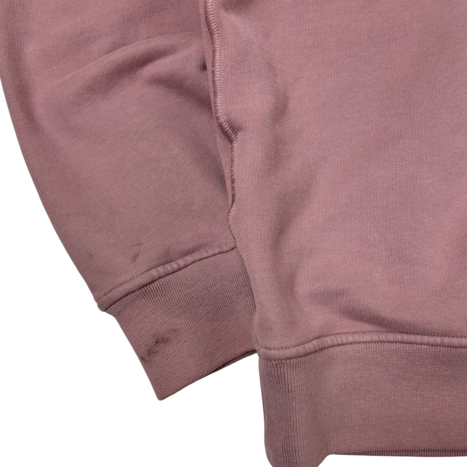 Stone Island Brushed Cotton Fleece Hoodie Pink