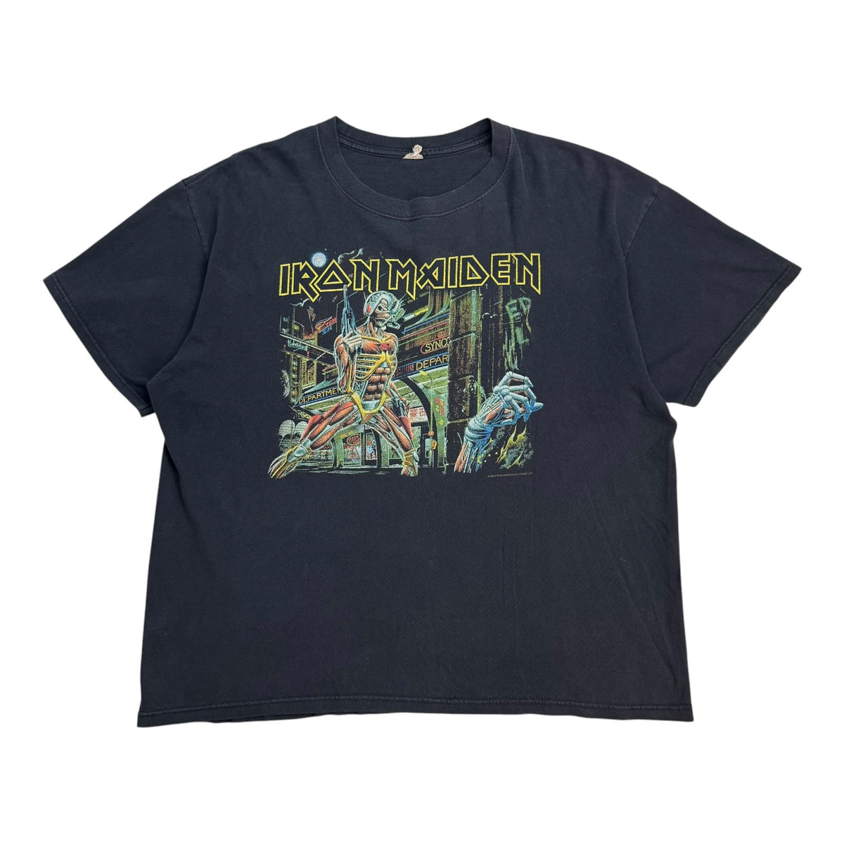 2008 Iron Maiden Somewhere Back In Time Tour Tee Black