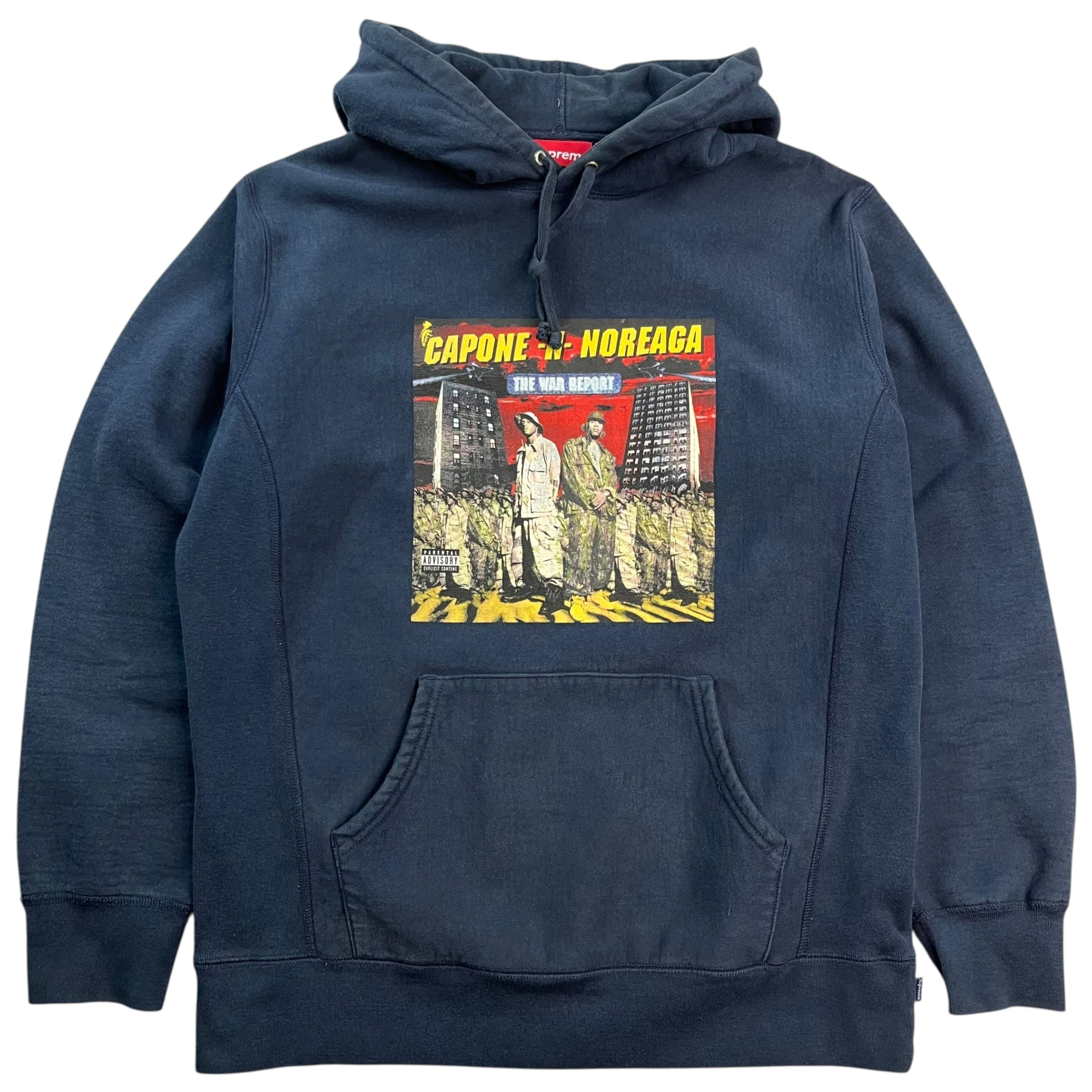 Supreme Capone-N-Noreaga Hoodie Navy Blue