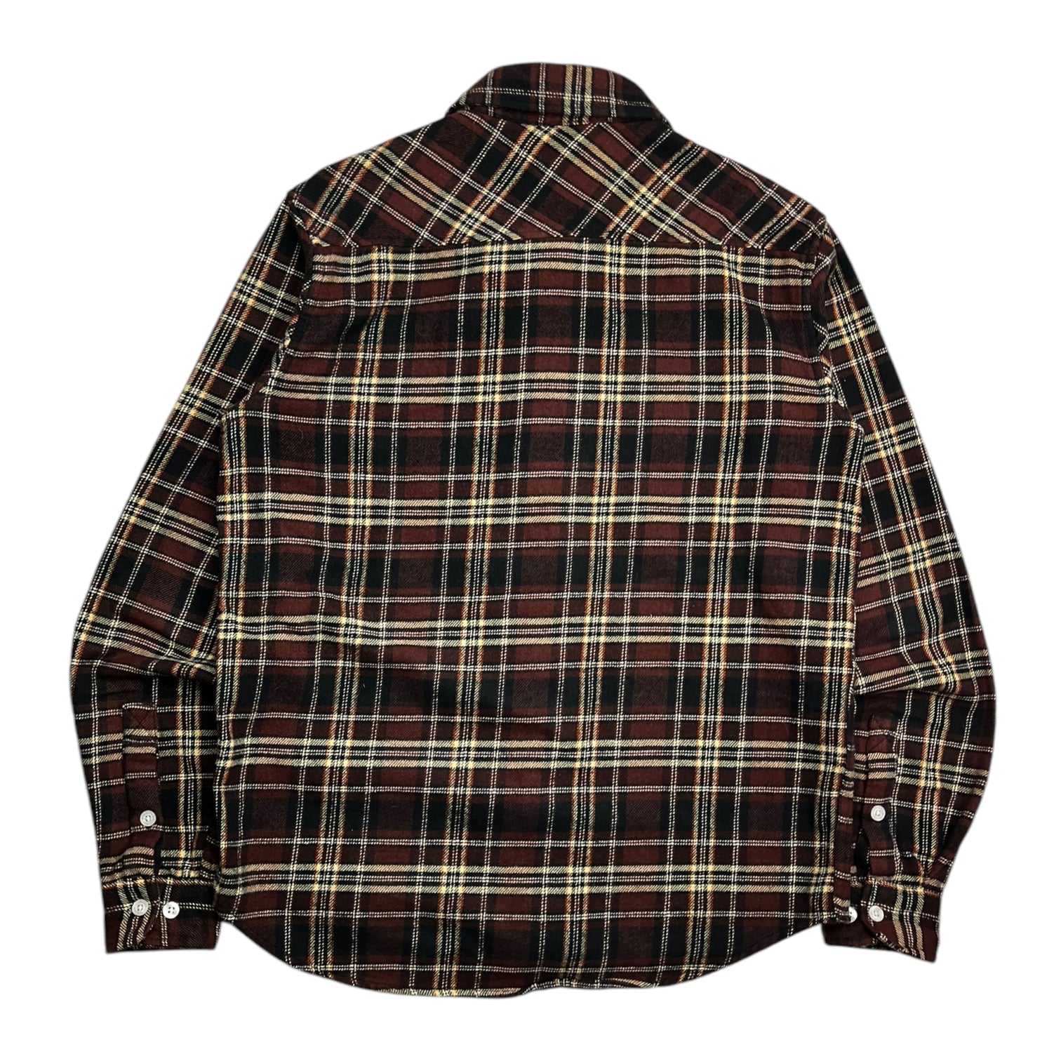 OVO Plaid Flannel Shirt Brown/Black