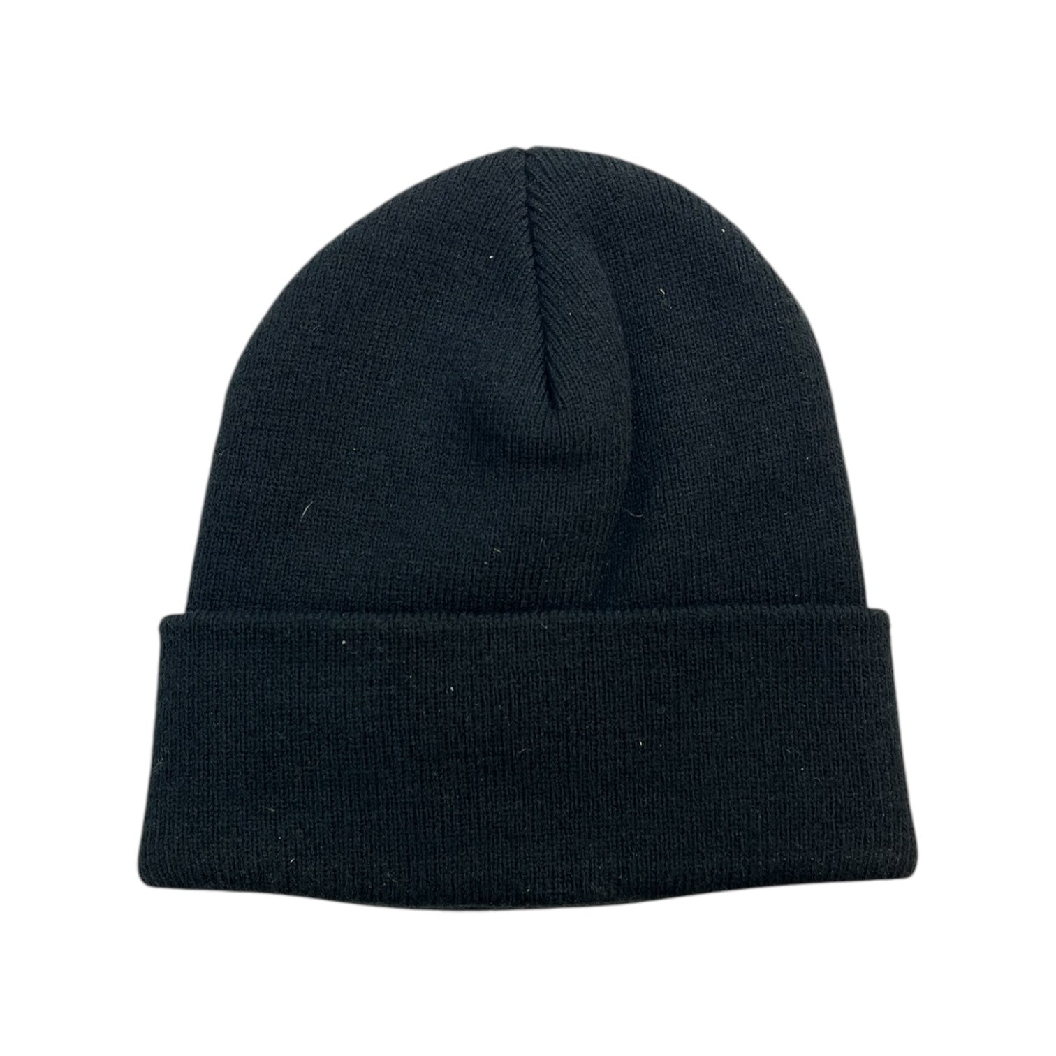 Stussy Stock Logo Tall Beanie Black