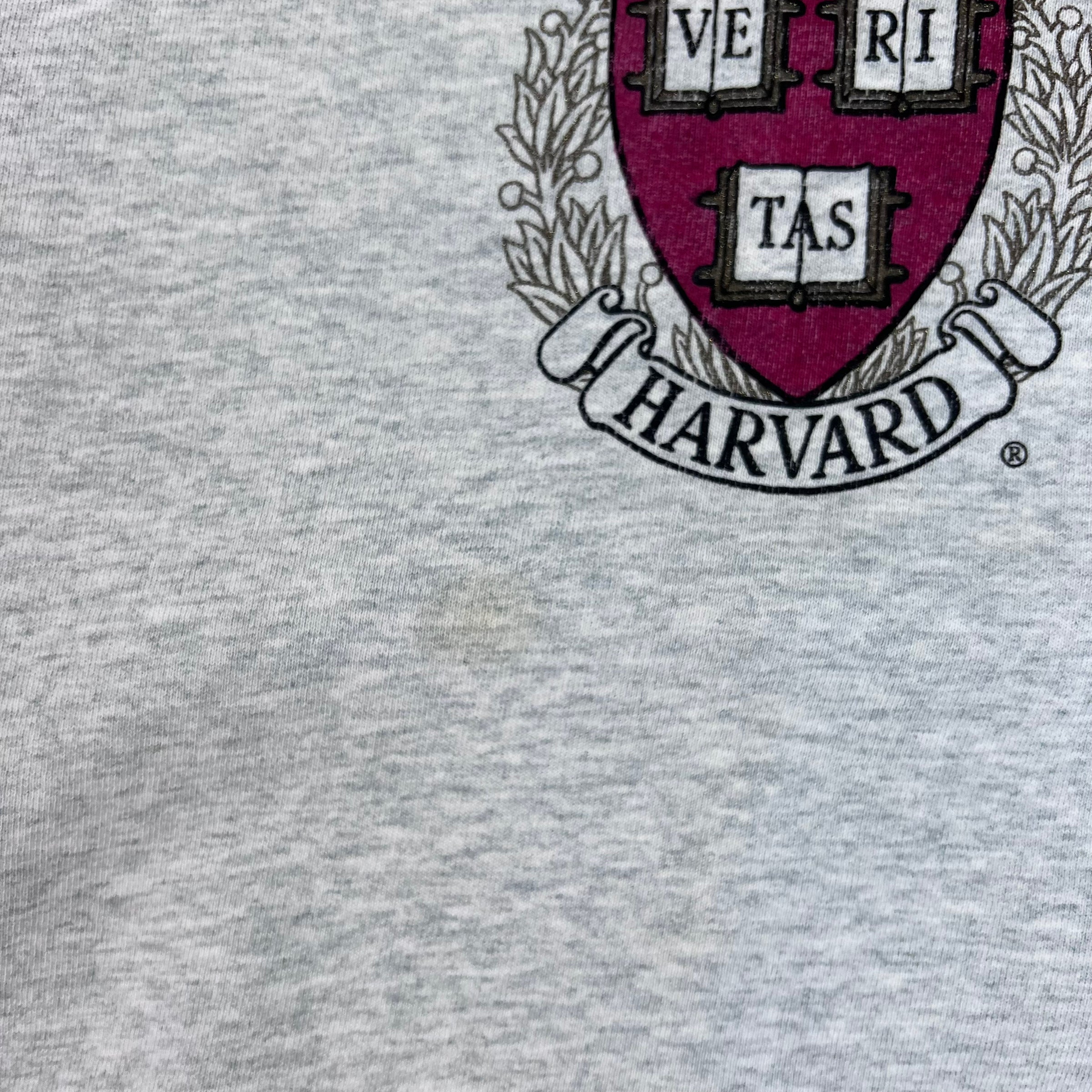 Vintage Harvard University Crewneck Grey