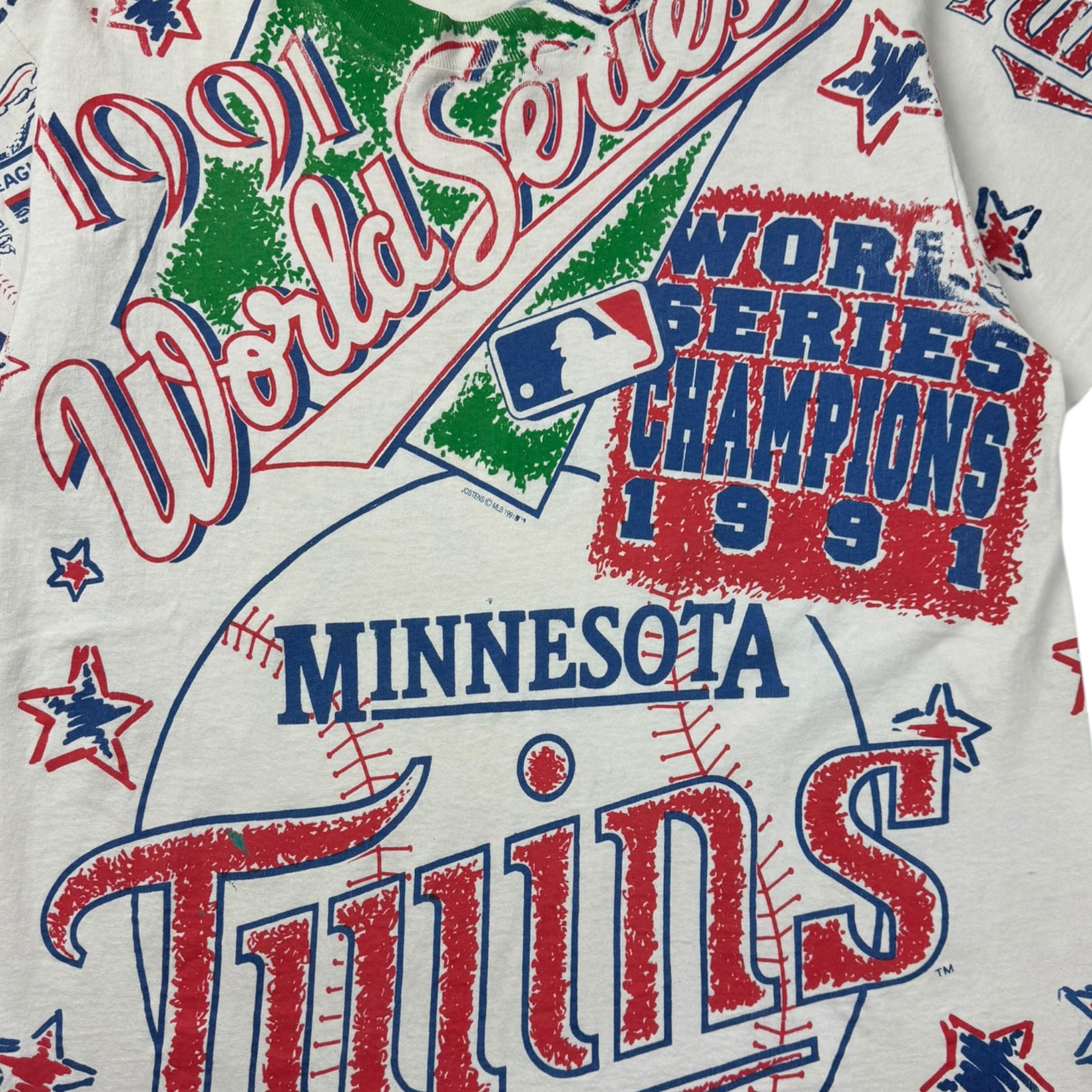 1991 Minnesota Twins AOP T-Shirt White
